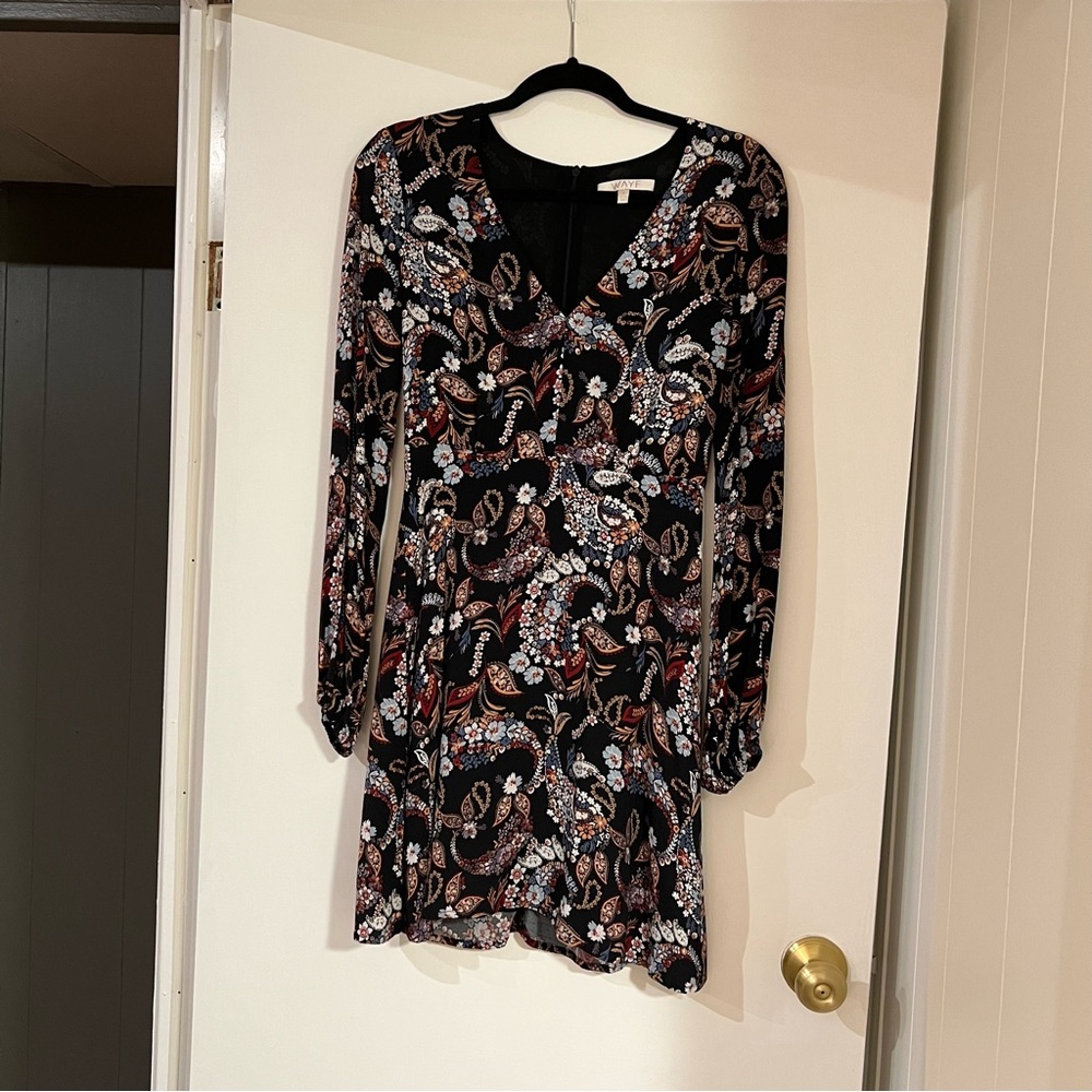 Wayf Paisley Mini Dress